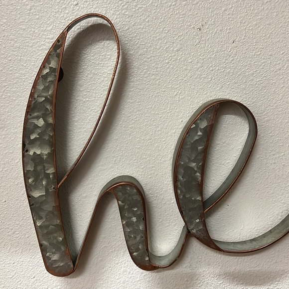 EUC Hello Sign 22 x 9 Galvanized Steel - Picture 2 of 6